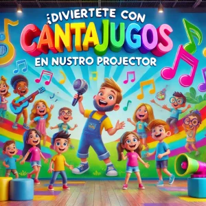 Proyector para tu fiesta privada, puedes poner cantajuegos, musica, y mucho más