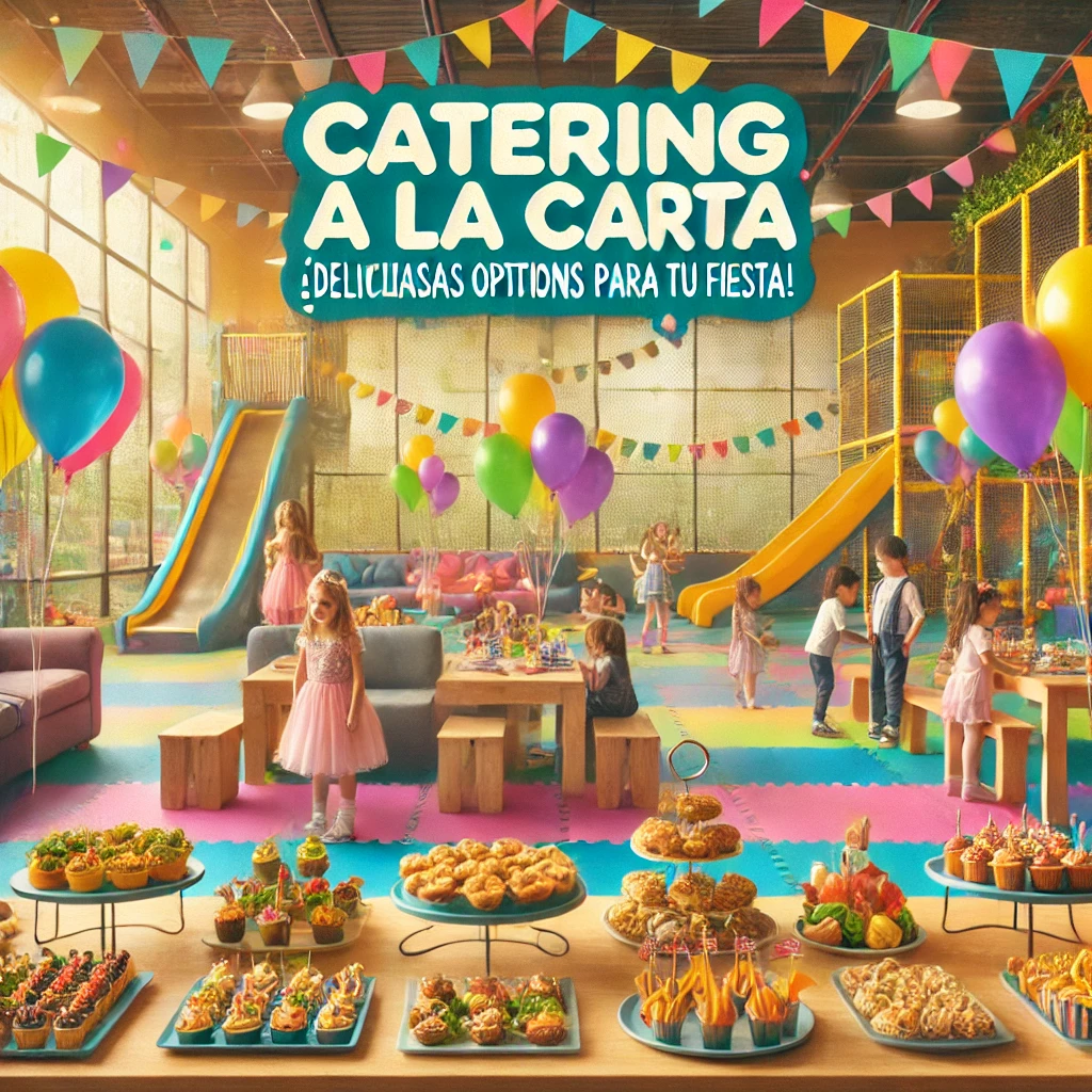 catering o menús para niños y adultos para fiestas
